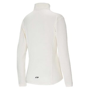 Langarmtrikot Damen P-Icefall in Off White, Rückansicht