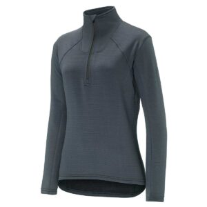 Langarmtrikot Damen P-Icefall in Anthrazit, Vorderansicht