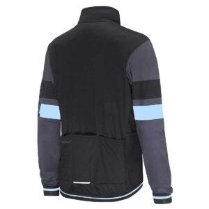 Gravel Langarmtrikot Herren P-Fergus LS in Schwarz, Rückansicht