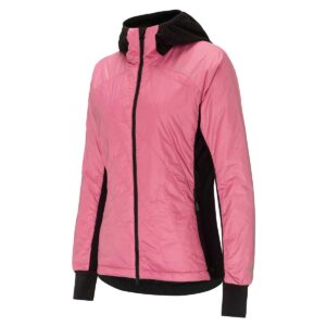 Hybridisolationsjacke Damen P-Macro W in Dark Rose, Vorderansicht