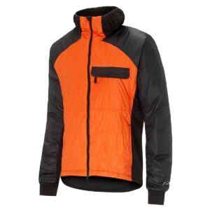 Bike Hybridisolationsjacke Herren P-Macro in Feuerrot, Vorderansicht