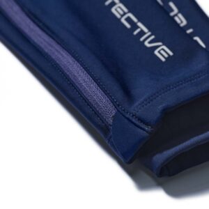 Beinlinge Unisex P-Factory Team Leg Warmer in Dunkelblau, Detailansicht 4