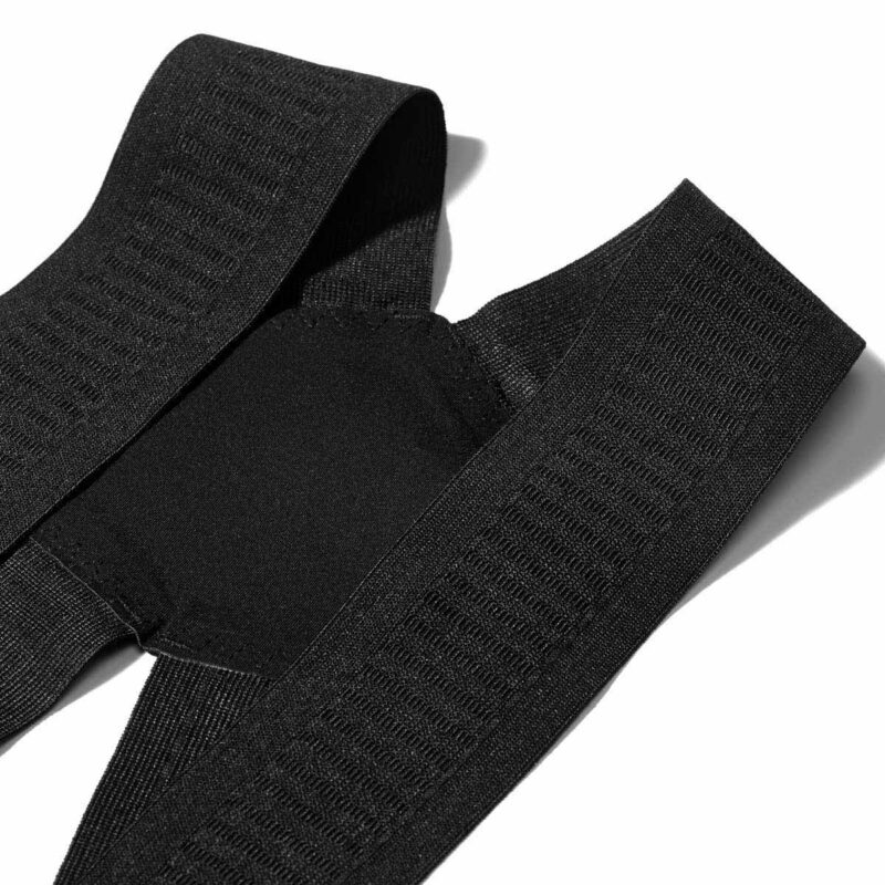 Tr&auml;gergurte einer Bibshort aus ECONYL-Garn, Materialdetail
