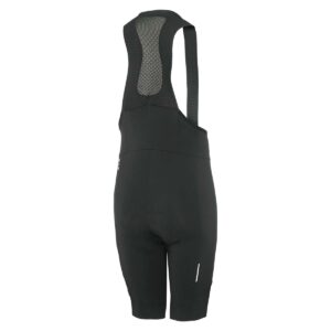 Gravel-Bib-Shorts Herren P-River Rock in Schwarz, Rückansicht