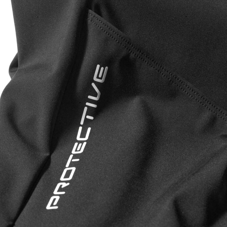 Gravel-Bib-Shorts Herren P-River Rock in Schwarz, Detailansicht 1