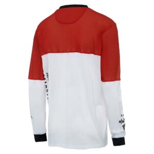 MTB Langarmshirt Herren P-Monster Mash in Weiß, Rückansicht