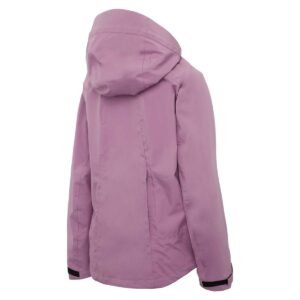 Regenjacke Damen P-Space Age W in Mauve, Rückansicht