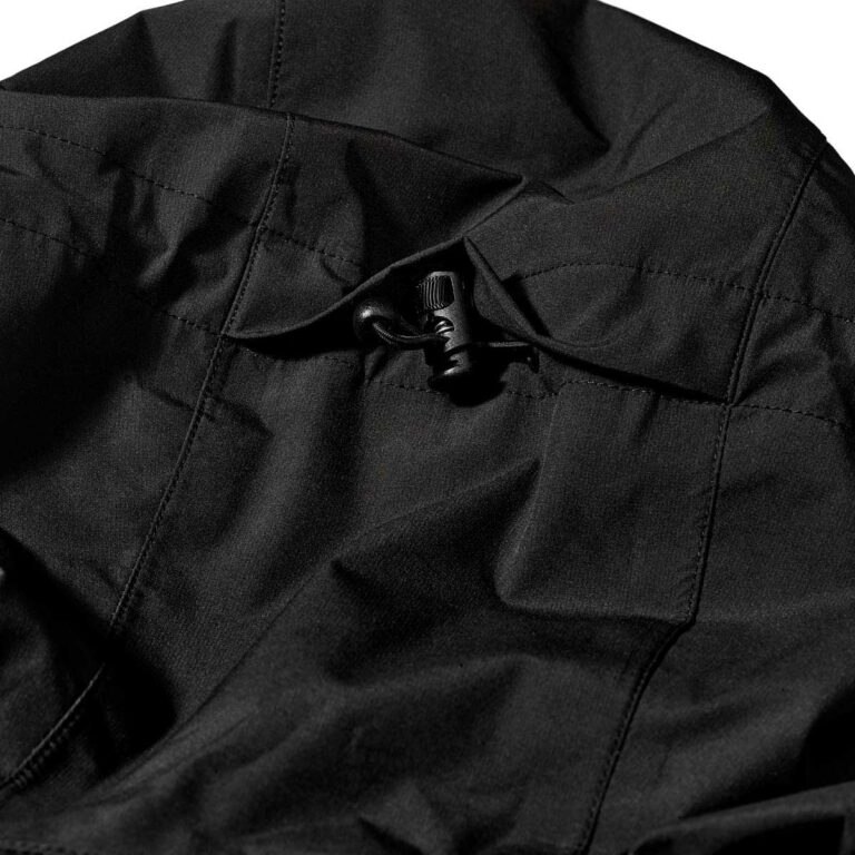 Regenjacke Damen P-Space Age W in Schwarz, Detailansicht 3