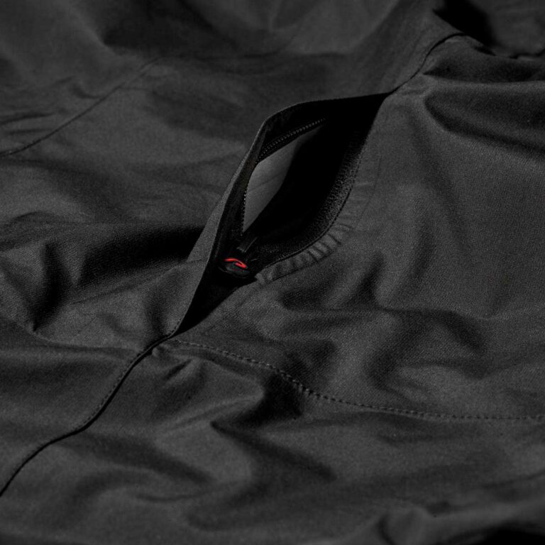 Regenjacke Herren P-Space Age in Schwarz, Detailansicht 3