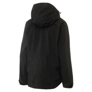 Regenjacke Herren P-Space Age in Schwarz, Rückansicht