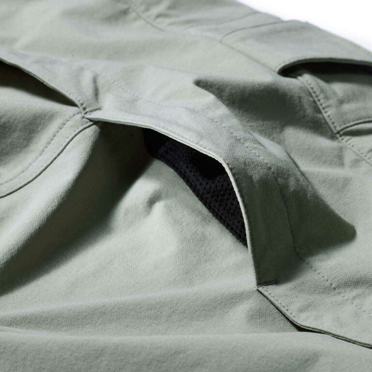 MTB Shorts Herren P-Bounce 4.0 in Hellgrün, Detailansicht 4