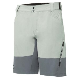 MTB Shorts Herren P-Bounce 4.0 in Hellgrün, Vorderansicht