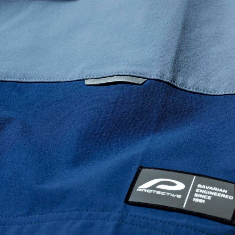 MTB Shorts Herren P-Bounce 4.0 in Rauchblau, Detailansicht 1