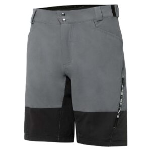 MTB Shorts Herren P-Bounce 4.0 in Gunmetal, Vorderansicht