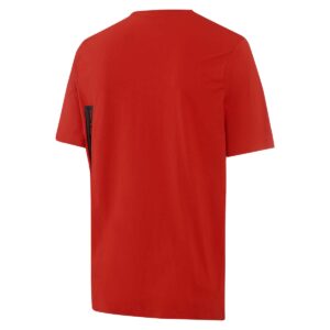 MTB Funktionsshirt Herren P-Rusty in Rot, Rückansicht