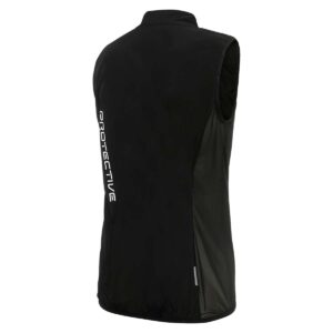 Windweste Damen P-4x4 Vest W in Schwarz, Rückansicht