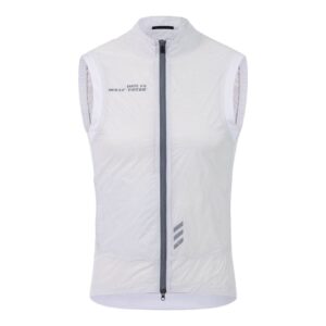 Santic Mario Unisex Winddichte Weste white front.jpeg
