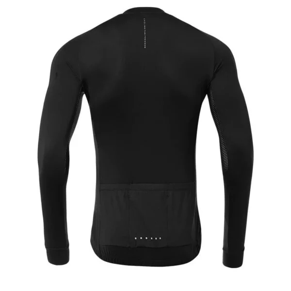 Santic Awani II Langarmtrikot Herren in Schwarz, Rückansicht