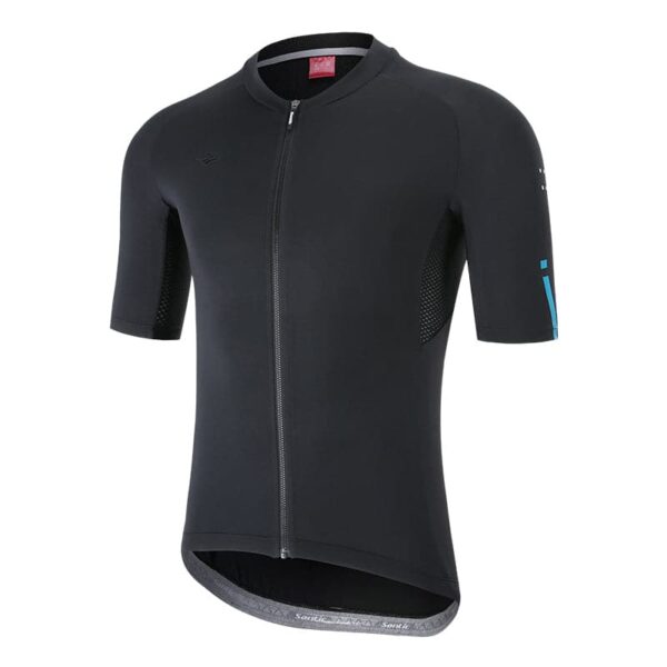 Santic Azuni Trikot Herren in Schwarz, Seitenansicht