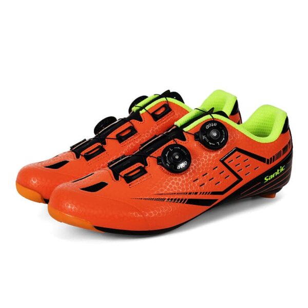 Santic Burton II Rennradschuhe Herren in Burned Orange, Seitenansicht