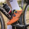 santic burton 2 0 mens carbon road bike shoes orange onbike.jpeg