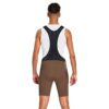 santic dante mens bib shorts brown fitting back.jpeg