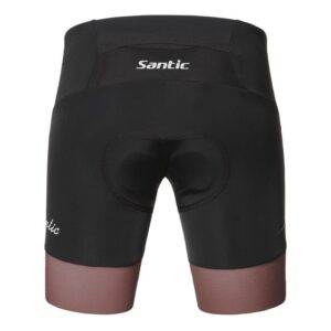 Santic Daier Fahrradshorts Damen in Schwarz, Rückansicht