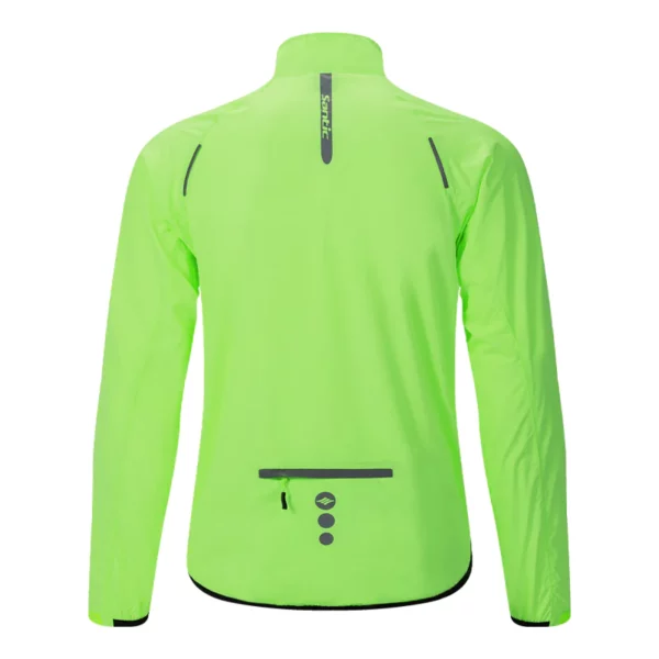 Santic Lvkui Windjacke Herren in Frühlingsgrün, Rückansicht