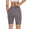 santic huanci womens bike shorts lilac detail.webp