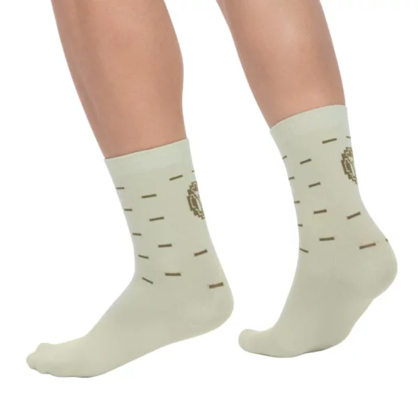 Santic Maka Socken Unisex in Sand, Rückansicht