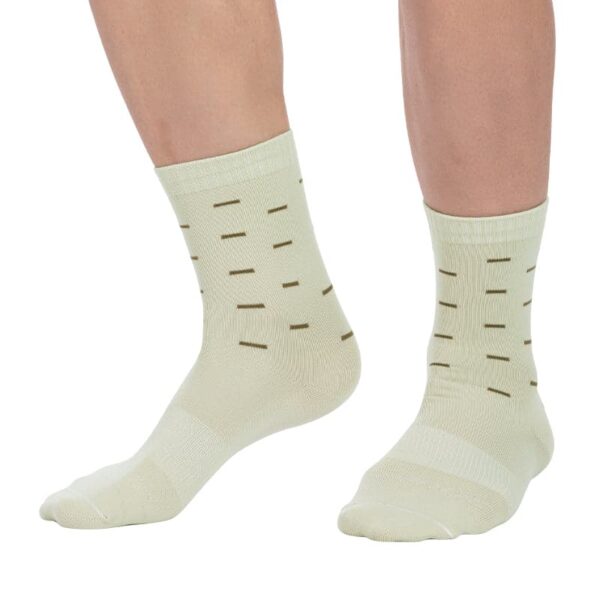 Santic Maka Socken Unisex in Sand, Seitenansicht