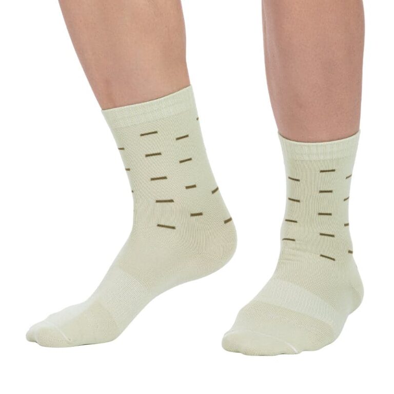 Santic Maka Socken Unisex in Sand, Seitenansicht