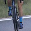 santic polar mens carbon road bike shoes blue action.jpeg