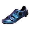 santic polar mens carbon road bike shoes blue left.jpeg