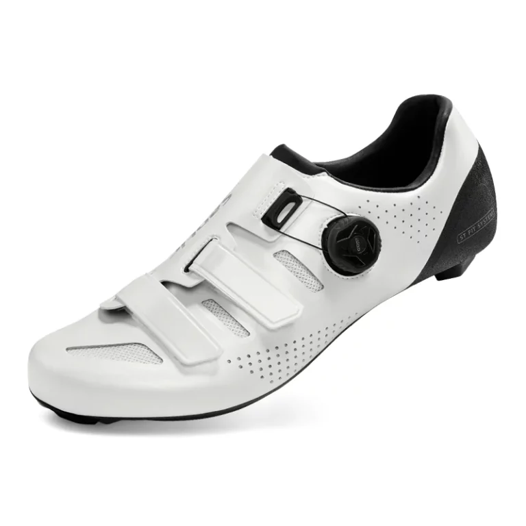 Santic Jizhou Carbon Rennradschuhe Herren in Weiß, Detailansicht