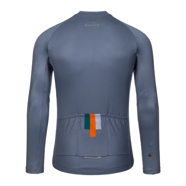 Santic Siyo Jersey Herren in Grau, Rückansicht
