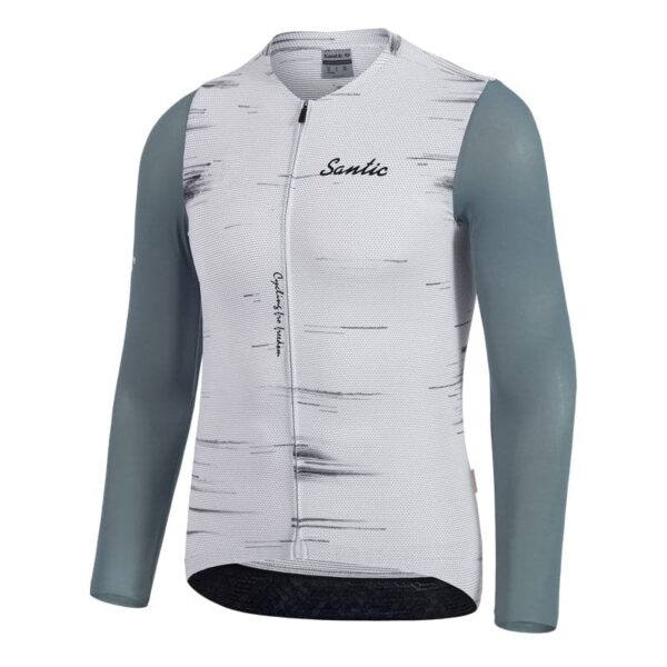 Santic Rennradtrikot Herren Wizer Jersey in Weiß, Seitenansicht