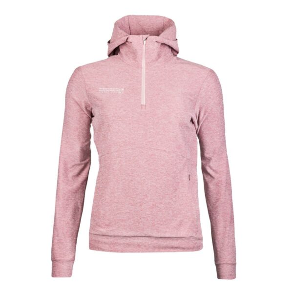 Hoodie Damen P-Sunstone W in Mauve, Vorderansicht
