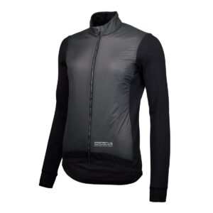 Hybridjacke Damen P-White Marble W in Schwarz, Seitenansicht