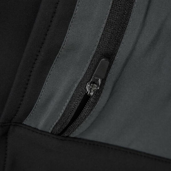 Hybridjacke Herren P-White Marble in Schwarz, Detailansicht 2