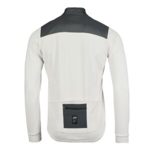 Hybridjacke Herren P-White Marble in Off White, Rückansicht