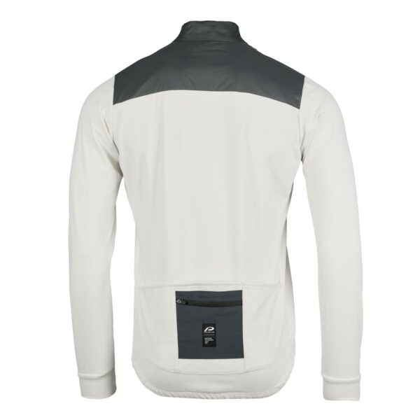 Hybridjacke Herren P-White Marble in Off White, Rückansicht