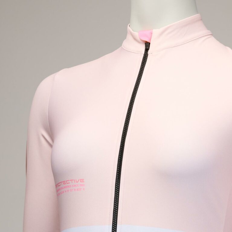 Langarmtrikot Damen P-Rush Rider W in Violet Ice, Detailansicht