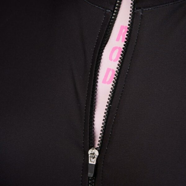 Langarmtrikot Damen P-Rush Rider W in Schwarz, Detailansicht