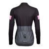 Langarmtrikot Damen P-Rush Rider W in Schwarz, Rückansicht