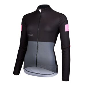 Langarmtrikot Damen P-Rush Rider W in Schwarz, Seitenansicht