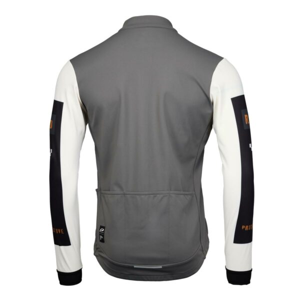 Langarmtrikot Herren P-Jameson in Gunmetal, Rückansicht