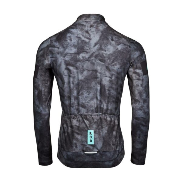 Langarmtrikot Herren P-Clay LS in Gunmetal, Rückansicht
