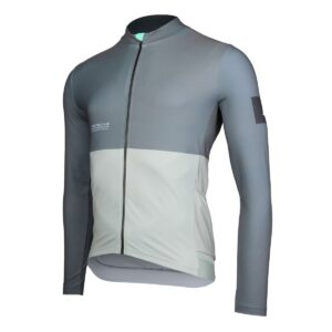 Langarmtrikot Herren P-Rush Rider in Gunmetal, Seitenansicht