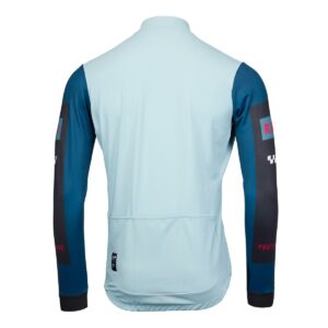Langarmtrikot Herren P-Jameson in Himmelblau, Rückansicht
